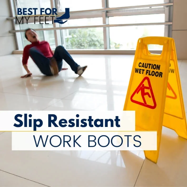 a sign saying: "caution. wet floor." and in the background a person on floor who have some pain after trippings due to the floor being slippery.