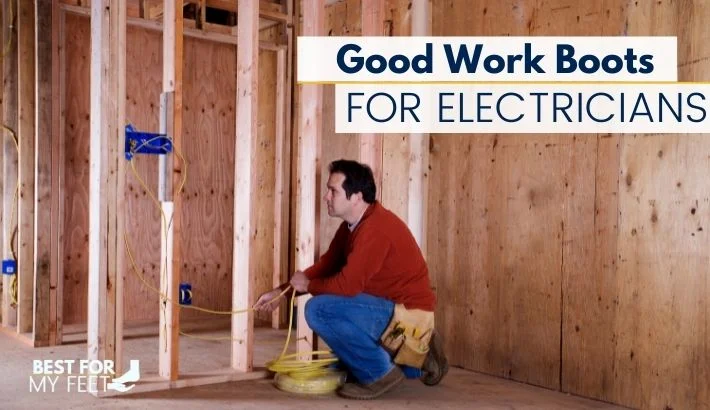 a qualified electricians working on a new building installing wire.