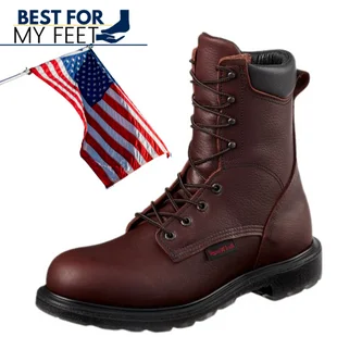 a pair of work boots from Red Wing that are made in America