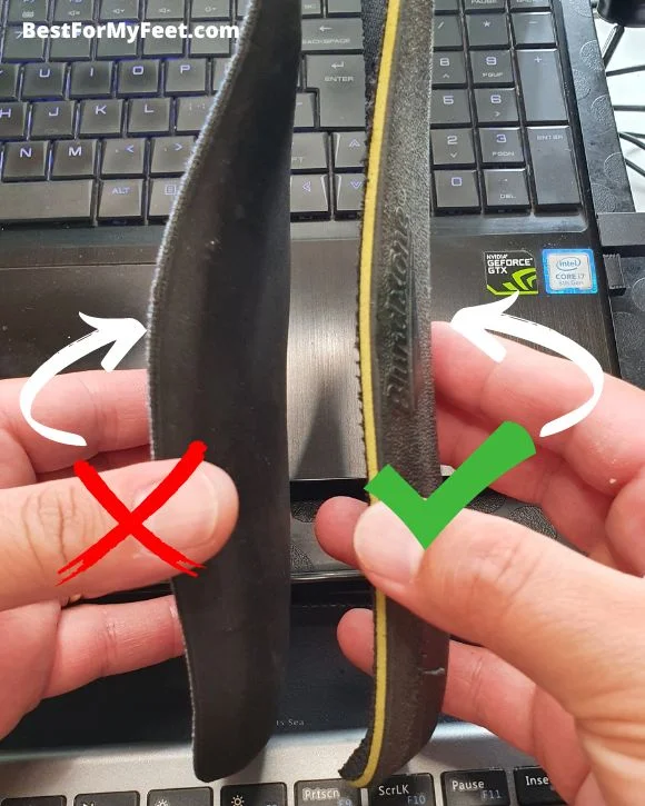 the insoles of blundstone 990 work boots compared to other insoles I usually wear with a lower insole