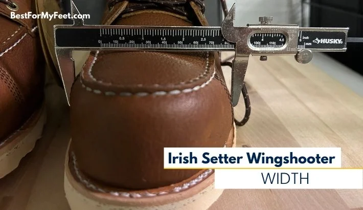 this is how wide the Irish Setter Wingshooter ST work boots are