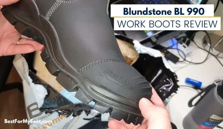my review of the blundstone steel toe work boots model bl990.