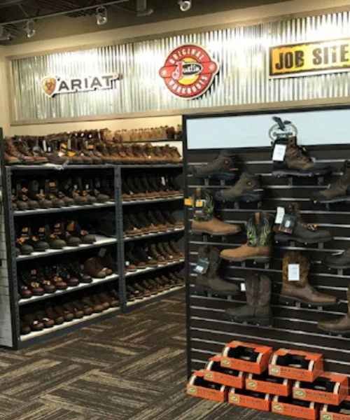 these are some of the work boots brands Boot Barn local store sell locally.