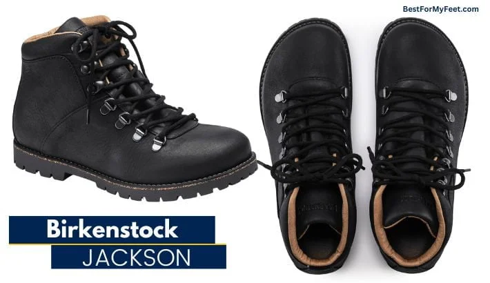 a pair of Birkenstock boots, model Jackson.