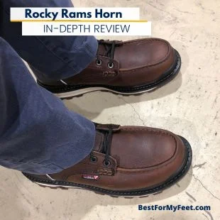this is my in-depth review of my new work boots, the Rocky Rams Horn wedge sole boots.